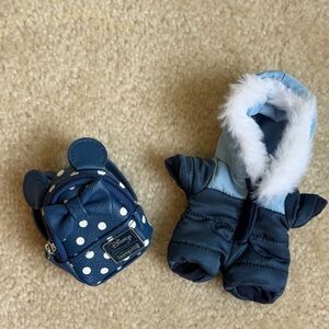 Disney nuiMOs Accessories Bundle Loungefly Mini Backpack & Winter Coat Outfit